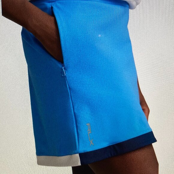 RLX Ralph Lauren Vibrant Blue Skort Women Size Large - Picture 14 of 14